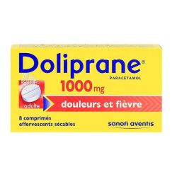 Doliprane 1000Mg Cpr Eff Secable 8E