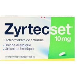 Zyrtecset 10Mg Cpr Secable 7