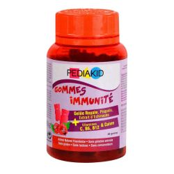Pediakid Gommes Immunite Framboise Ours 60