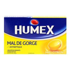 Humex Mal Gorge Miel Citron Past24