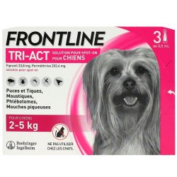 Frontline Tri-Act Spot-On Ch 2-5Kg 3Pip/0,5Ml